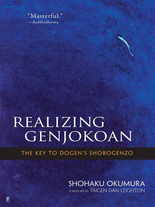 Title details for Realizing Genjokoan by Shohaku Okumura - Wait list